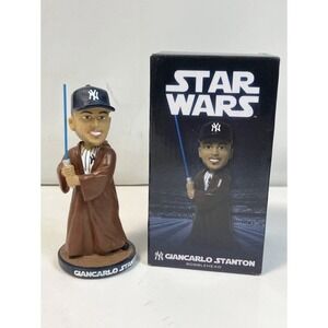 Giancarlo Stanton Signed New York Yankees Star Wars Jedi Bobblehead 5/4/25 SGA
